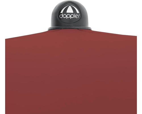 Doppler Logo op een paraplu