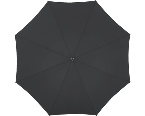 Open paraplu van onderaf