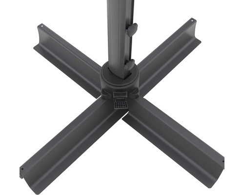Parasolvoet met kruisvoet voor parasols