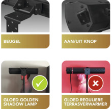 EUROM Terrasverwarmer Golden Shadow 2500-thumb-5