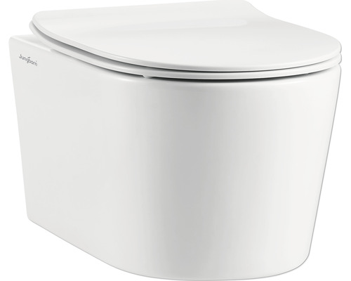 JUNGBORN Spoelrandloos toilet One incl. softclose wc-bril met quick-release