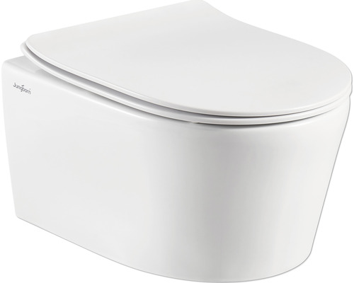 JUNGBORN Spoelrandloos toilet One compact incl. softclose wc-bril met quick-release