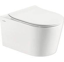 JUNGBORN Spoelrandloos toilet One incl. softclose wc-bril met quick-release-thumb-2