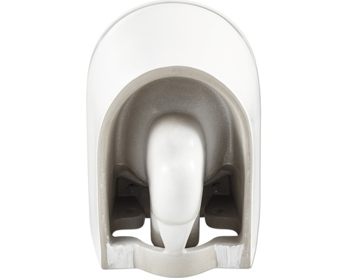 Diepspoeltoilet van keramiek, binnenaanzicht