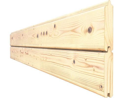 Twee houten planken met messing en groef