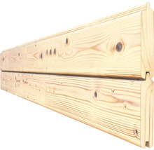 Twee houten planken met messing en groef