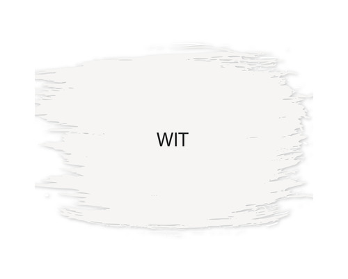 Verfspat met het woord Wit