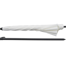 Gesloten parasol met tweedelige parasolstok