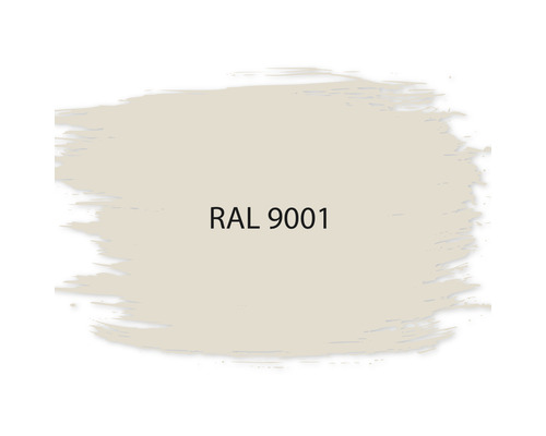 RAL 9001 kleurstaal