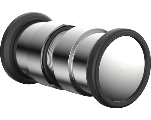 Metalen deurspion met rubberen afdichting