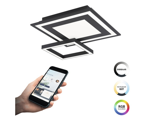 Dimbaar plafondlamp met smartphone bediening