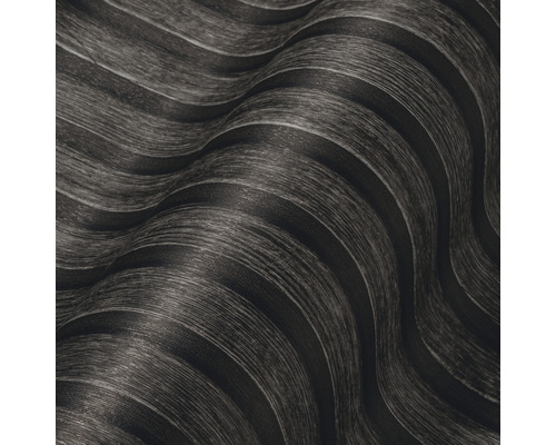 Behang met houtlook en golfpatroon