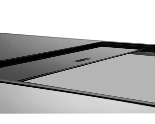 Aquariumafdekking met voederklep