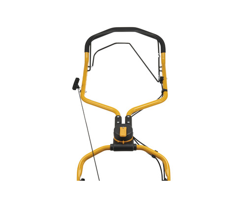 Handgreep van een grasmaaier