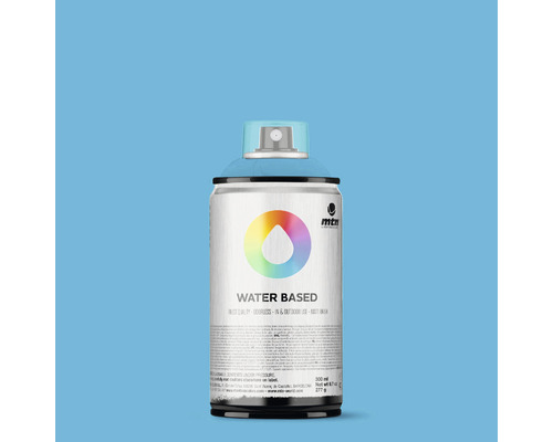 Spuitbus met watergedragen verf