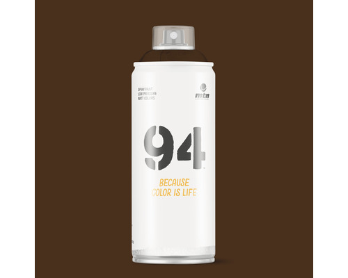 MTN 94 Spuitlak mat RV-100 Coffee Brown 400 ml MTN 94 spuitverf blik