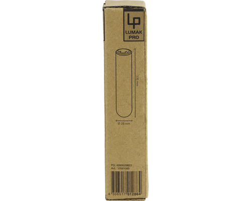 Lumak Pro verpakking met productafmetingen.