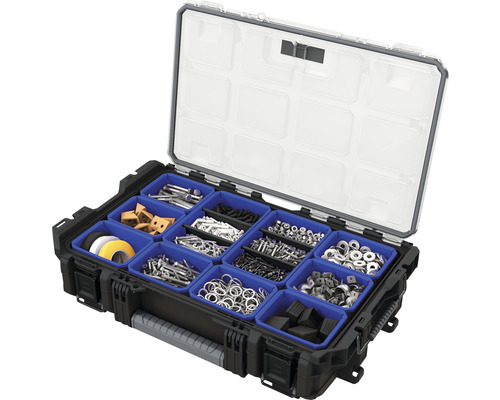 Assortimentsdoos met diverse kleine onderdelen zoals schroeven en moeren