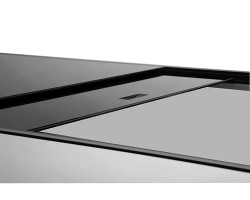 Aquariumafdekking met voederklep