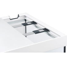 Aquariumafdekking met houders voor verlichting