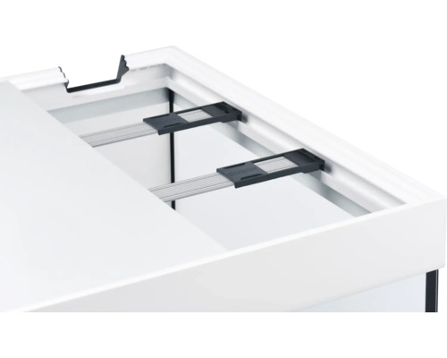 Aquariumafdekking met houders voor verlichting