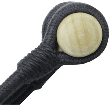 GARDINIA Gordijn embrasse Tieback magneetkoord grijs