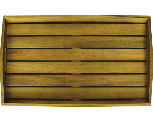 Houten dienblad met handgrepen