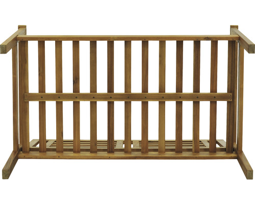 Houten rek onderaanzicht