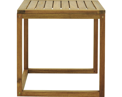 Houten bijzettafel met lattenbodem