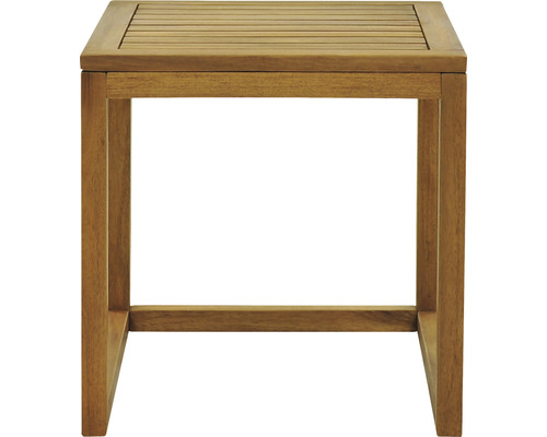 Vierkante houten bijzettafel voor buiten