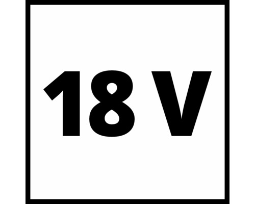 18 Volt aanduiding