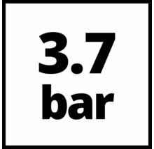 Symbool voor 3,7 bar druk