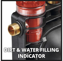 Vuil- en waterniveau-indicator