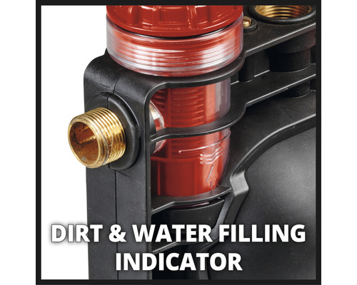 Vuil- en waterniveau-indicator