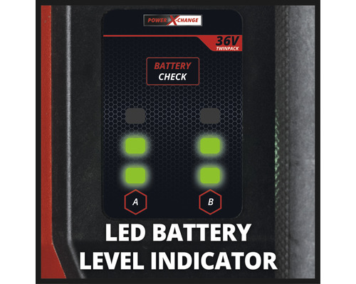 Led batterij niveau indicator