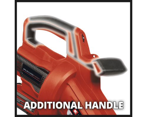 Extra handgreep voor een tuingereedschap