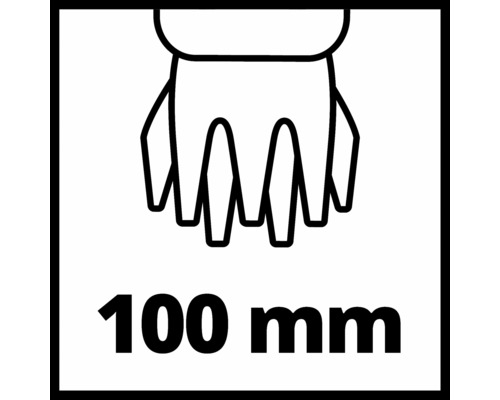 Symbool voor 100 millimeter