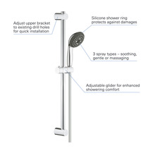 GROHE Doucheset Vitalio Start 100 3 stralen 26032000 chroom