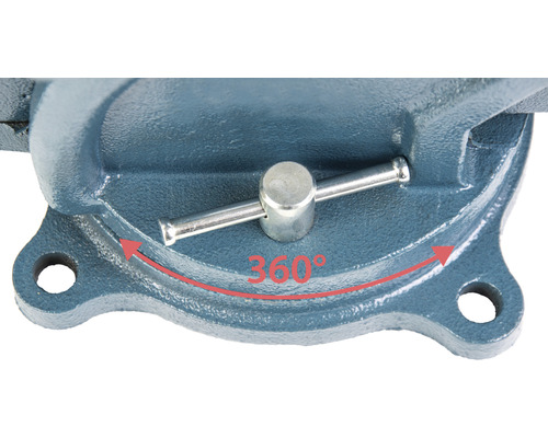 Draaibare bankschroef met 360 graden functie