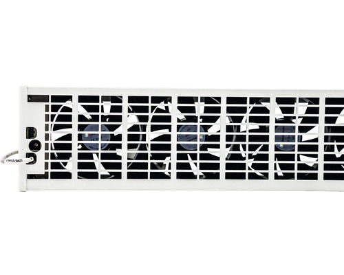 Ventilator met ventilatierooster