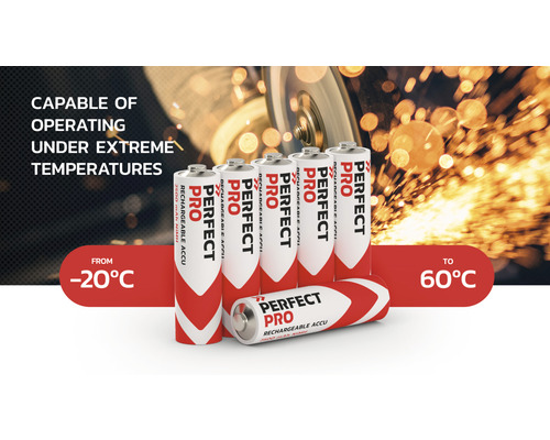Perfect Pro batterijen voor extreme temperaturen