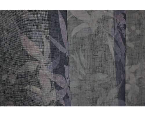 Gordijnstof met bladmotief