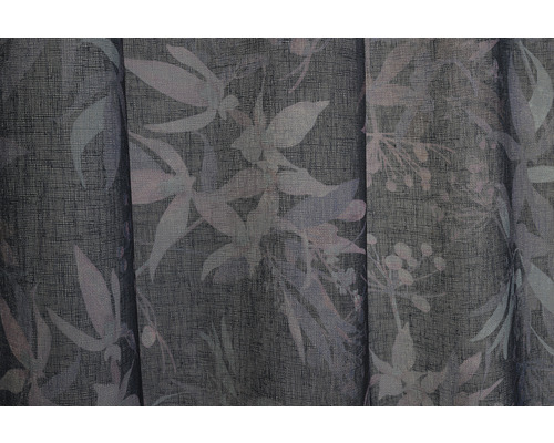 Gordijn met plantenmotief voor raamdecoratie