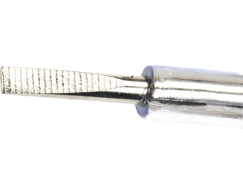 Metalen platte schroevendraaier, close-up