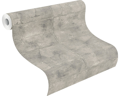 Behangrol met steenlook