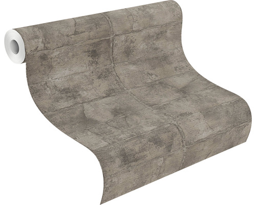 Rol behang met steenmotief