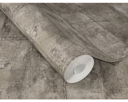 Rol behang met steenmotief