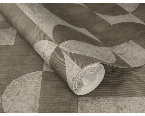 Rol vliesbehang met geometrisch patroon