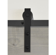 BARNDOOR set op maat vintage grijs mid-bar + basic rail-thumb-3