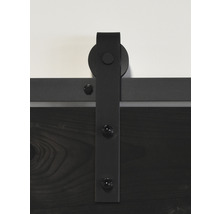 BARNDOOR set op maat vintage zwart x-brace + basic rail-thumb-3